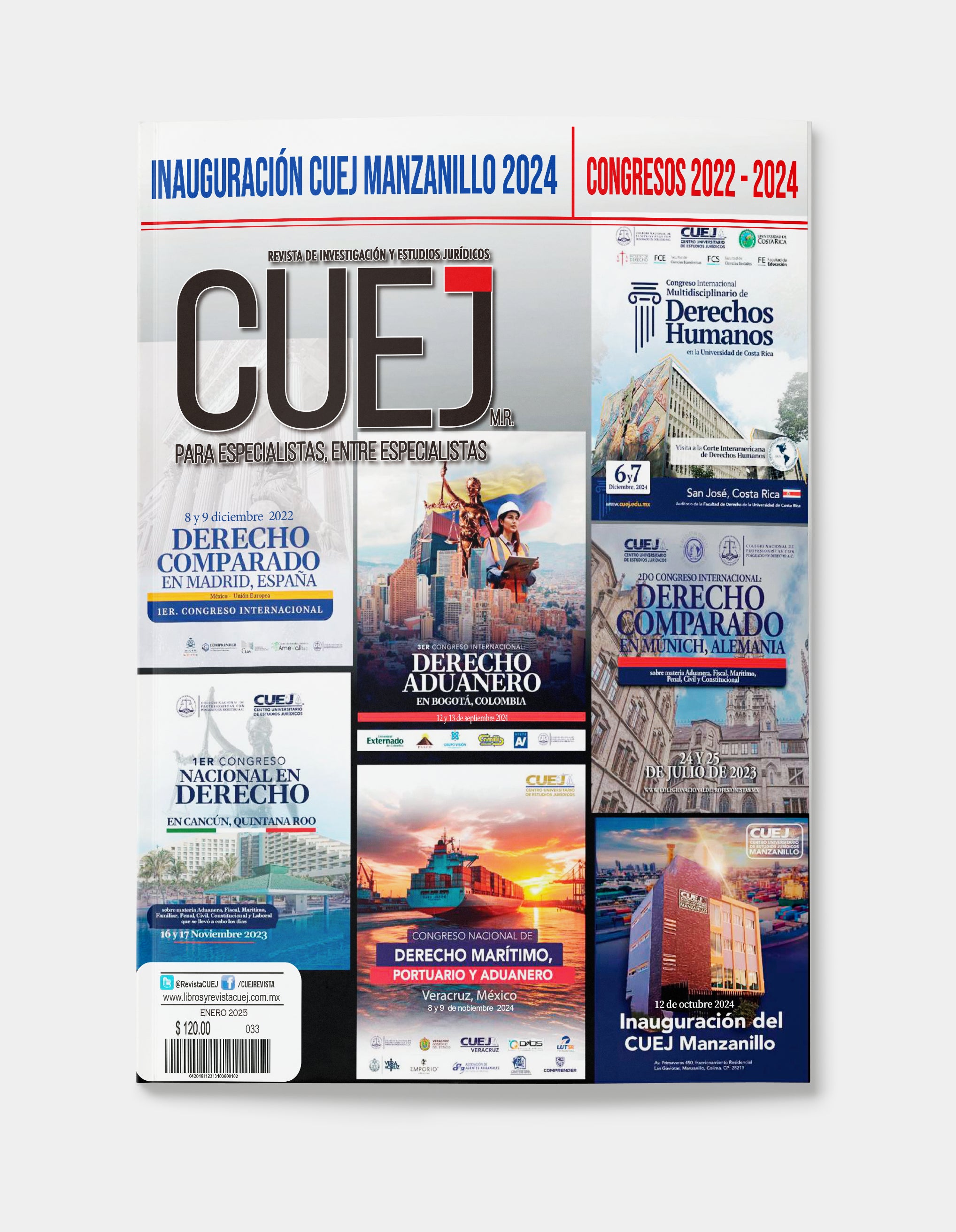Revista CUEJ: CONGRESOS 2022 – 2024